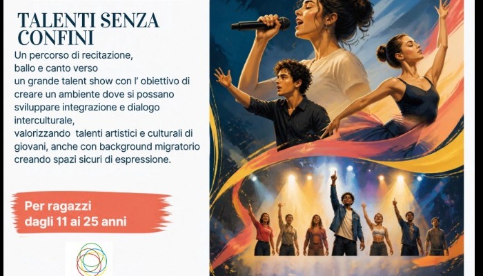 immagine di Progetto Talenti senza confini dell'Associazione Pangea con il contributo di Azienda Isola per il Bando Associazioni 2026