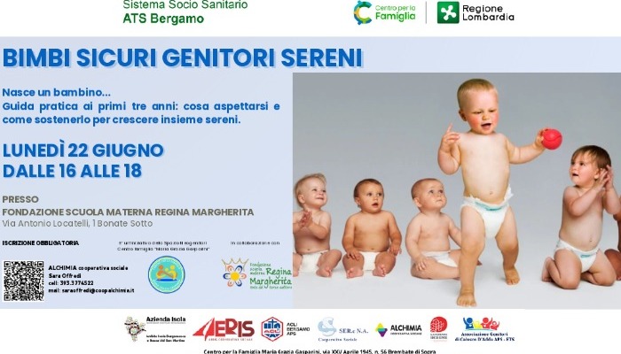 immagine di Bimbi sicuri genitori sereni - Nasce un bambino...